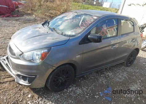 2019 Mitsubishi Mirage Le from USA, damaged, VIN ML32A5HJ2KH002386